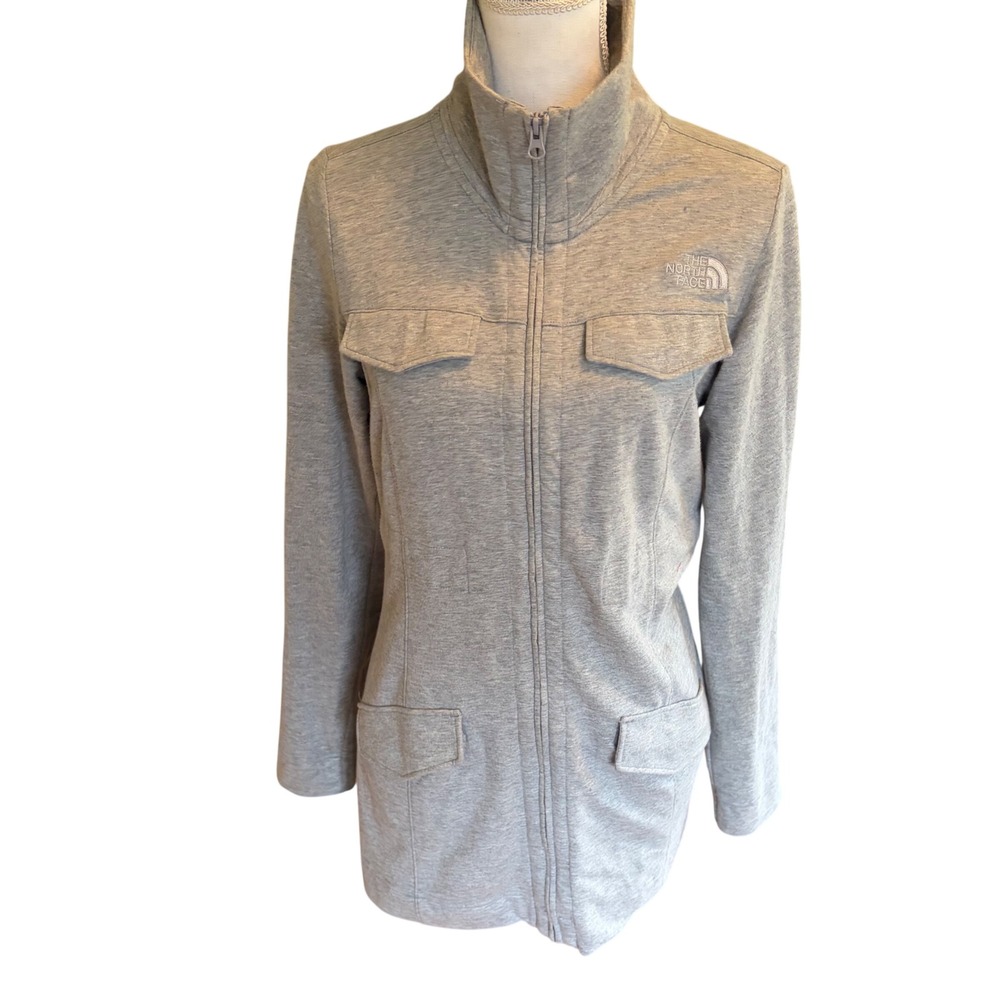 The North Face Women's Gray Utility Field Jacket Coat Small Cotton Lightweight - Picture 1 of 11